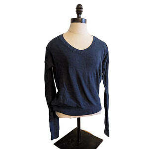 Prana‎ blue long sleeve knit sweater size M outdoors